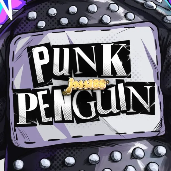 Tampilan antarmuka seluler slot Punk Penguin dengan grafis konser punk yang tajam